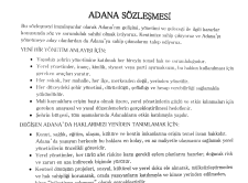 Adana Sözleşmesi - SÇ1